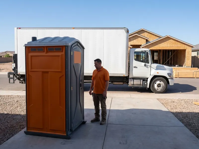 Construction Job-Site Porta Potty Rental in Buckeye, AZ