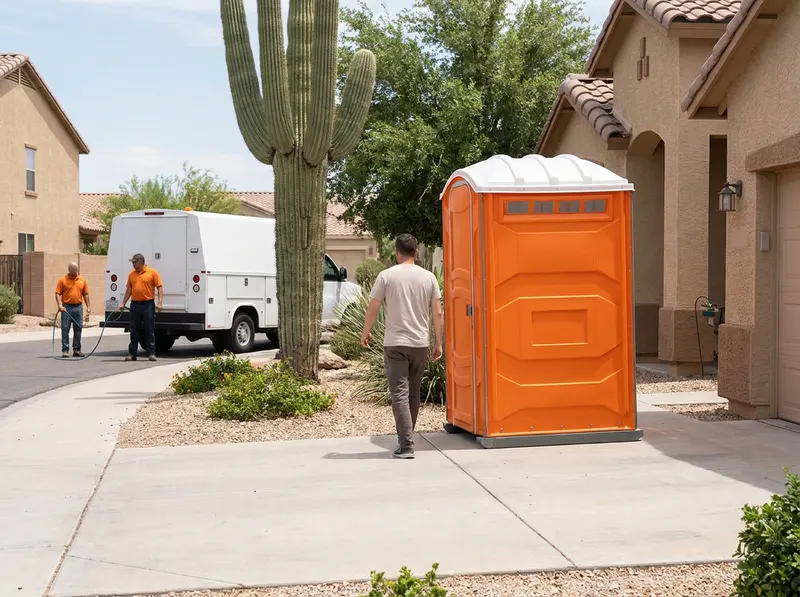 Long-Term Porta Potty Rental with Scheduled Service in Buckeye, AZ